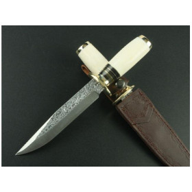  Forging flower bone of animal straight knife (middle size) UD8004